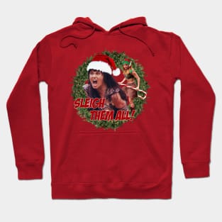 Sleigh Them All Xena & Gabrielle Hoodie